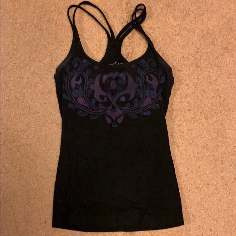 Black tank top for yoga/workouts